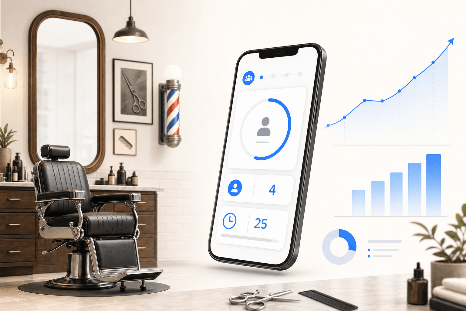 19 Barbershop Wait Time & No-Show Statistics (Based on 879 Real Walk-In Visits)