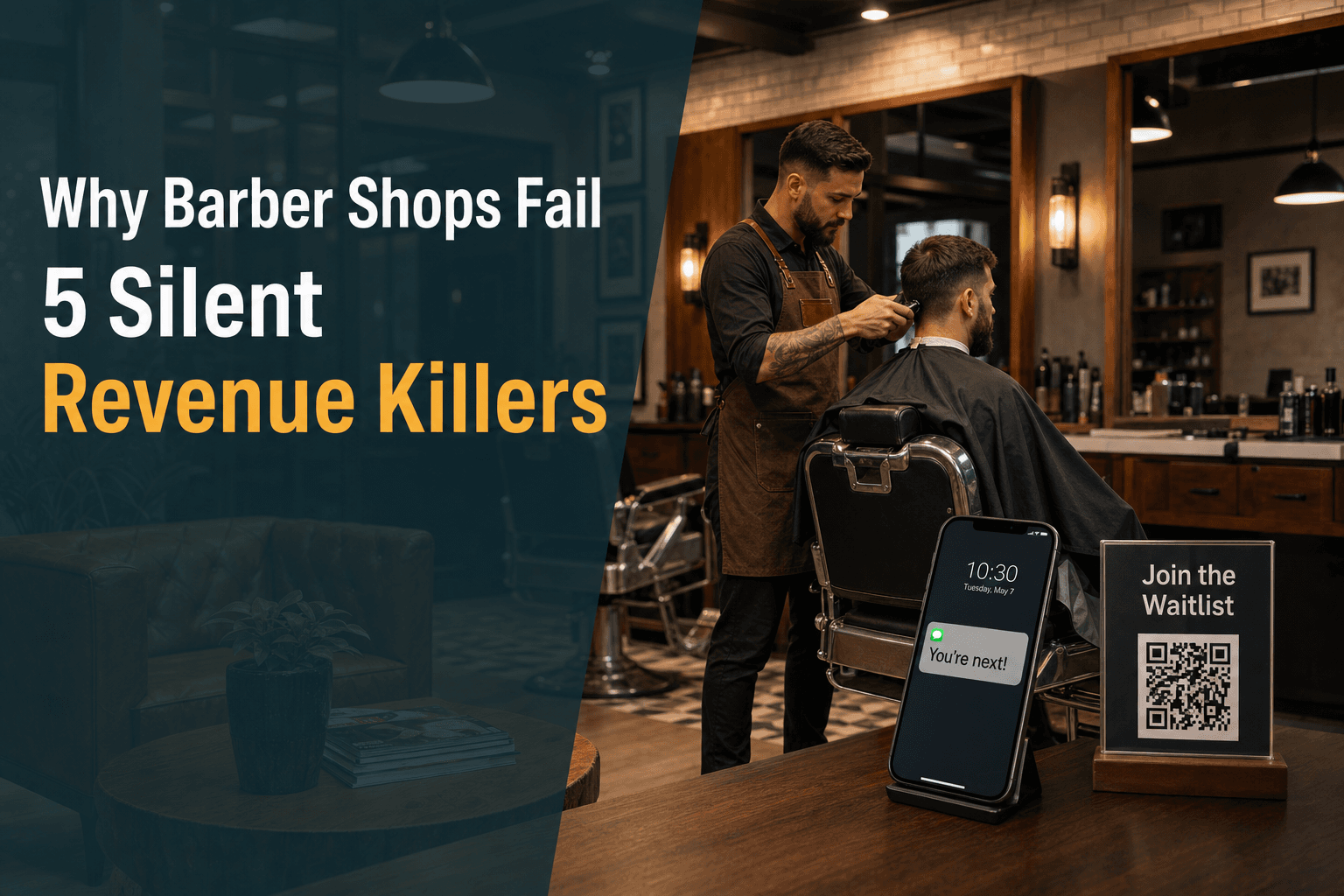 Why Barber Shops Fail: 5 Silent Revenue Killers (and How to Fix Each)