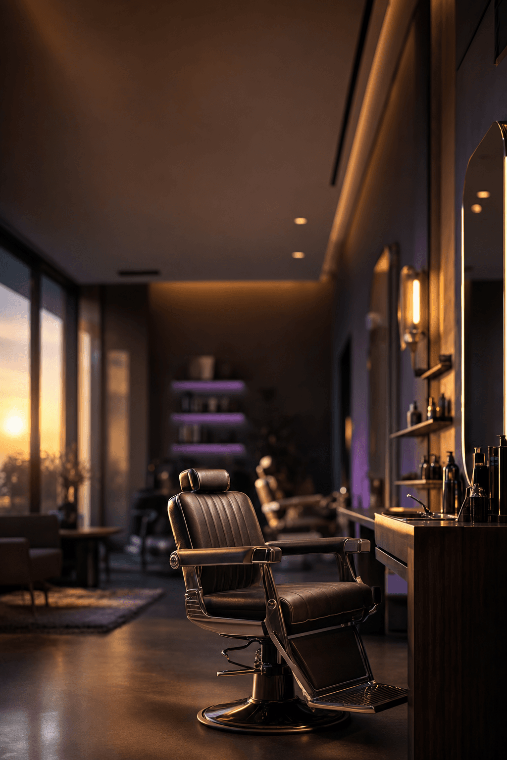 Barbershops interior