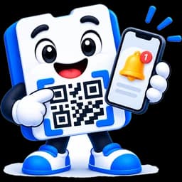 ScanQueue mascot showing a phone alert