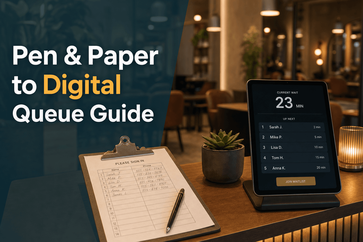 Switching from Pen-and-Paper to Digital Queue Management