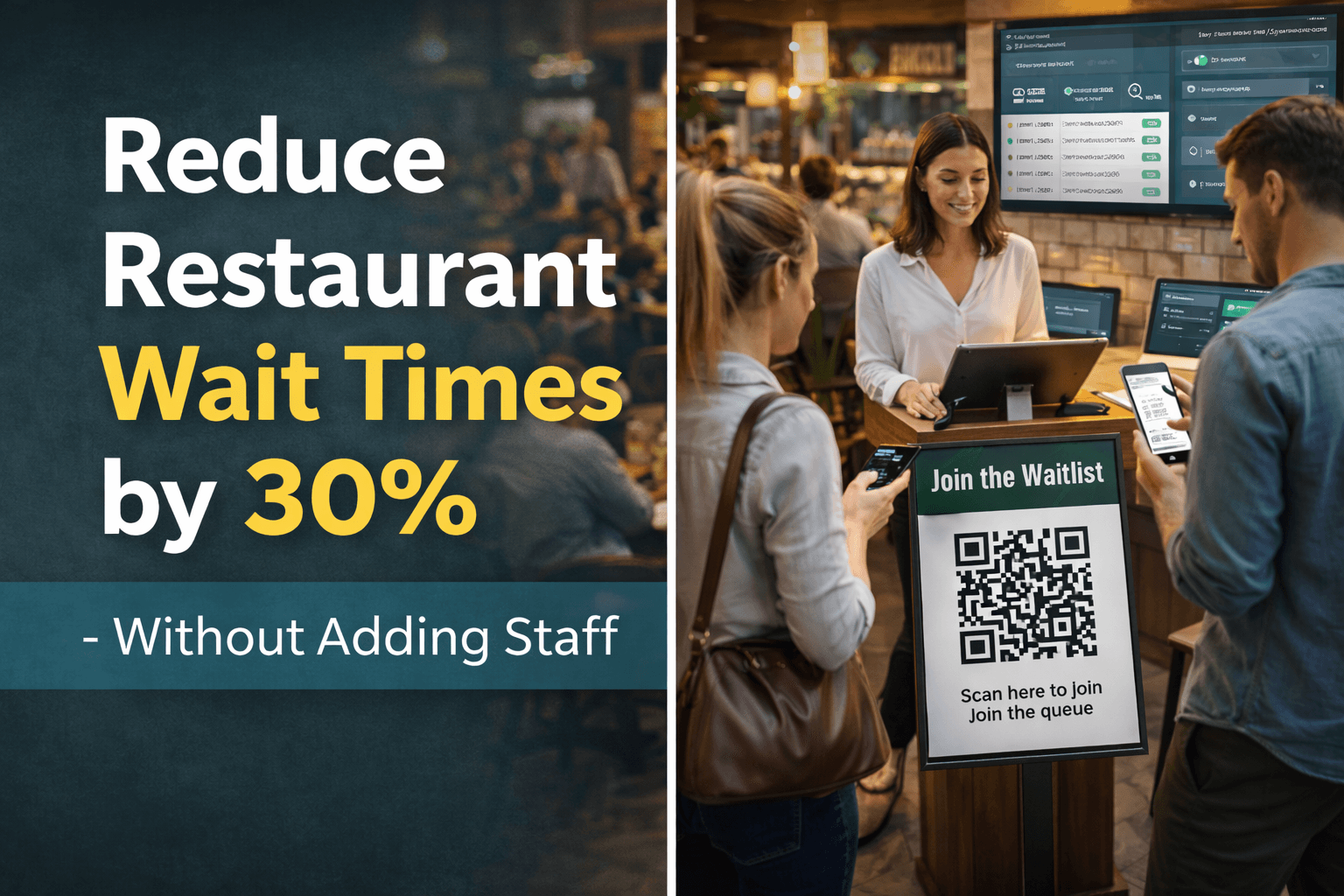 How to Reduce Restaurant Wait Times by 30% Without Adding Staff
